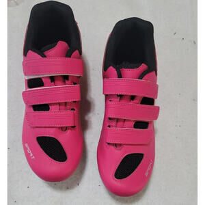 Pink Sports Cycling Shoes